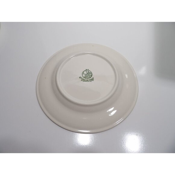 Syracuse China Maymont Dinner Plate Floral Design Gray Pink Vintage - Picture 6 of 6